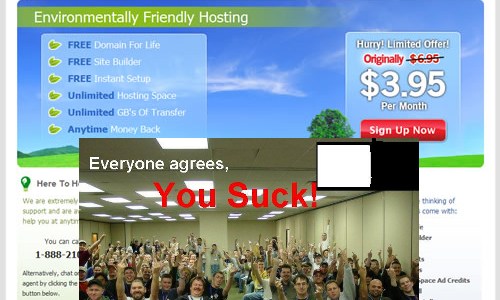 Super Green Hosting Sucks