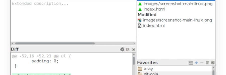 Github: Step by step management of Github with Git Cola GUI