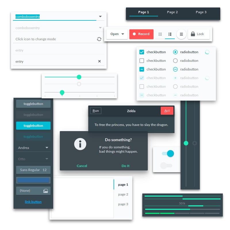 adapta-material-design-gnome