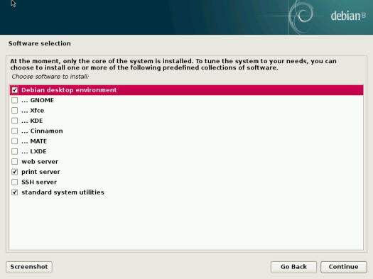 Το γραφικό περιβάλλον εγκατάστασης του debian δε θα δυσκολέψει αλλά χάνει στα σημεία από installers άλλων συγγενών διανομών (πχ ubuntu)