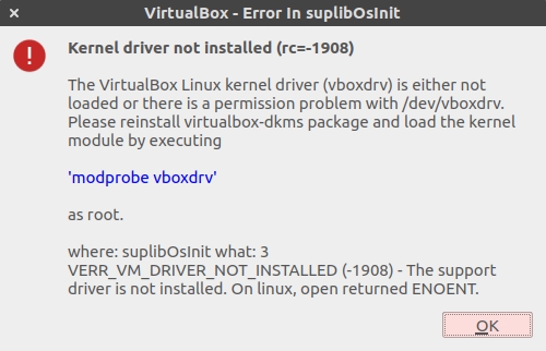 Το error μαζί με την προτεινόμενη λύση