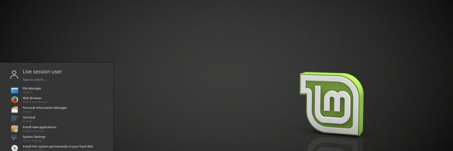 Linux Mint KDE έκδοση - Η επιφάνεια εργασίας