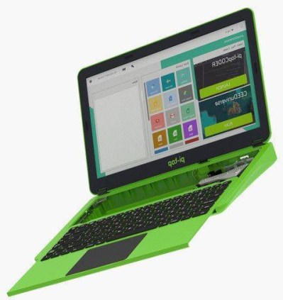 Pi-Top Raspberry Pi Laptop εσωτερικά απο το πλάι