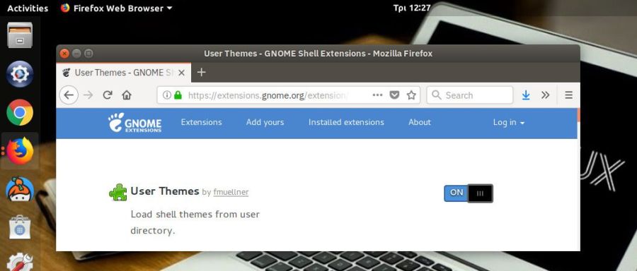 egkatastash-gnome-extensions-firefox-integrations