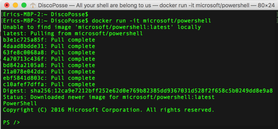 powershell core