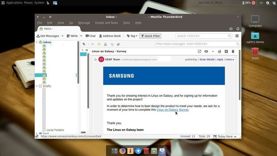 sasmsung-linux-on-galaxy-survey