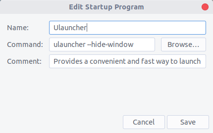 startup ulauncher