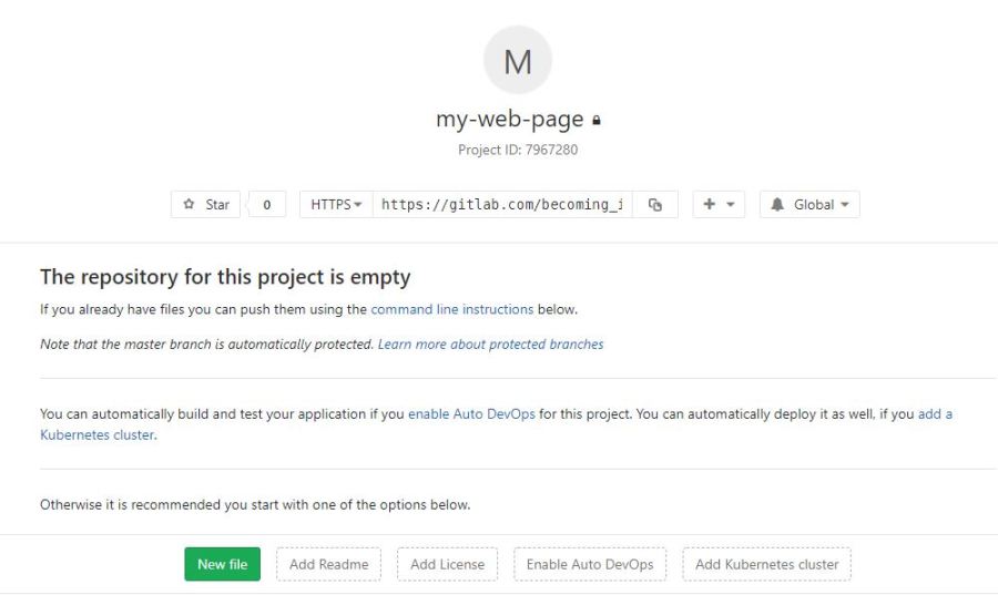 gitlab page 3