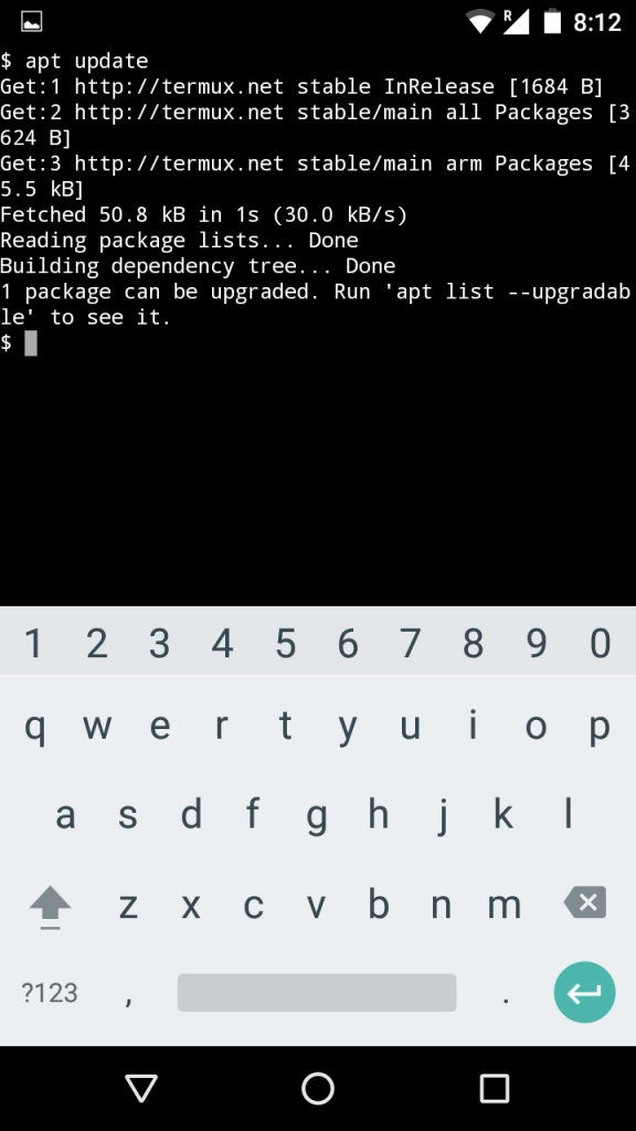 termux-apt-update