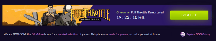 Full Throttle GOG