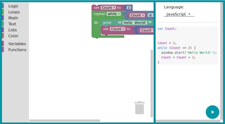 Εφαρμογές προγραμματισμού υπολογιστών για παιδιά - Blocky