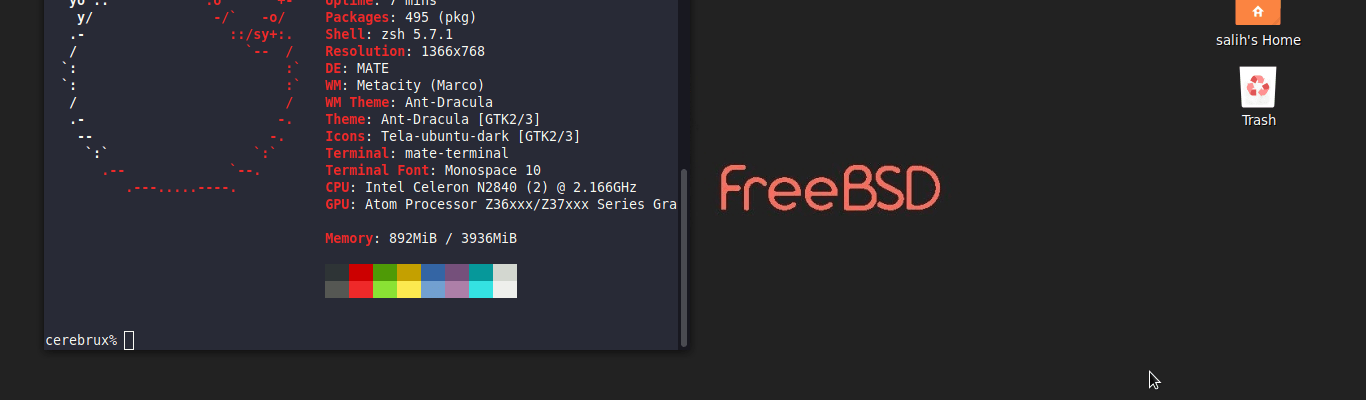 FreeBSD Εγκατάσταση MATE περιβάλλον