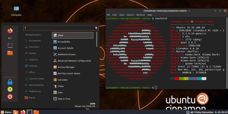Η πρώτη έκδοση του Ubuntu Cinnamon είναι διαθέσιμη