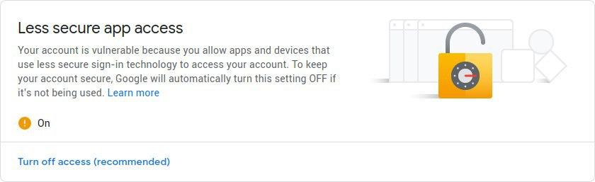 Gmail - επιτρέψετε την εφαρμογή να χρησιμοποιεί το account σας
