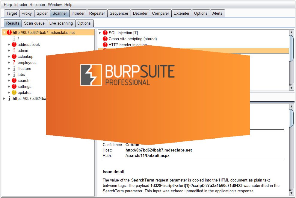 Επίθεση σε Web Application με το Burp Suite και SQL Injection