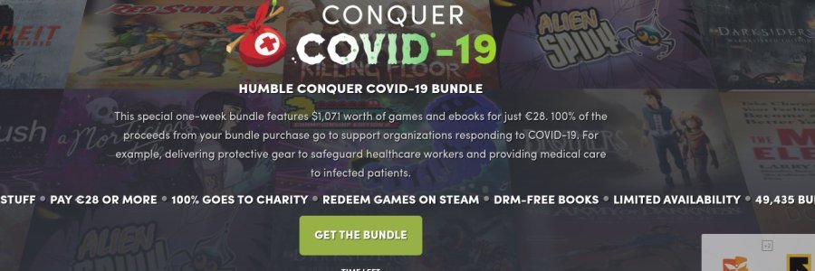 Humble Conquer COVID-19 Bundle διαθέσιμο με όλα τα έσοδα να πηγαίνουν σε φιλανθρωπικούς σκοπούς