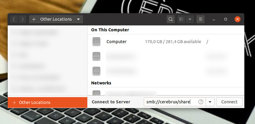 Διαμόρφωση του Ubuntu για κοινή χρήση αρχείων σε GNOME περιβάλλον