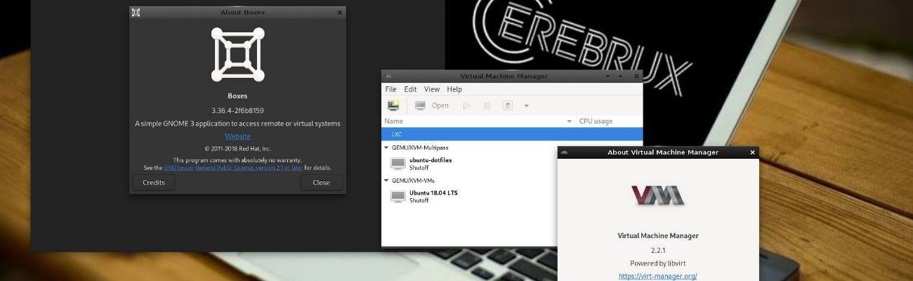 Gnome Boxes και Virt Manager αντί του Virtual Box σε Linux
