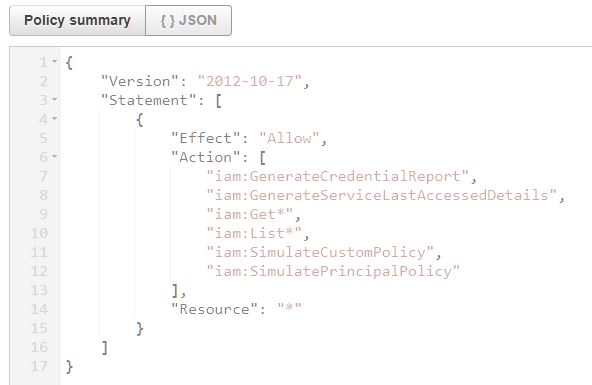 κάνουμε κλικ στο tab {}JSON