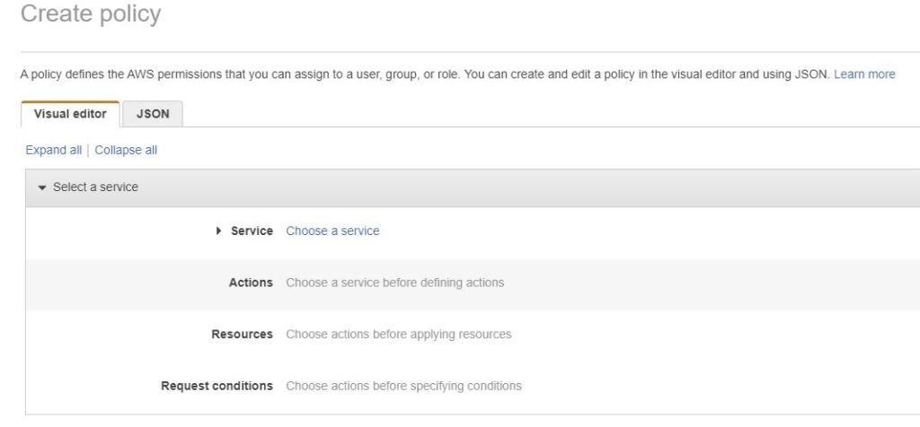 μπορείτε να φτιάξετε μία δική σας policy,