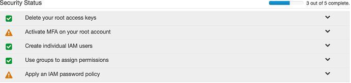 ζητάει να φτιάξουμε ένα IAM Password Policy και ένα MFA