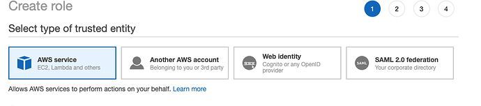 φτιάξουμε Roles για AWS Services