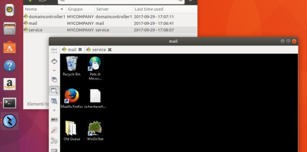απομακρυσμένο μηχάνημα χρησιμοποιώντας το πρωτόκολλο VNC ή RDP