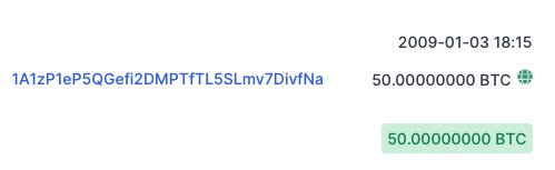 Genesis block του bitcoin