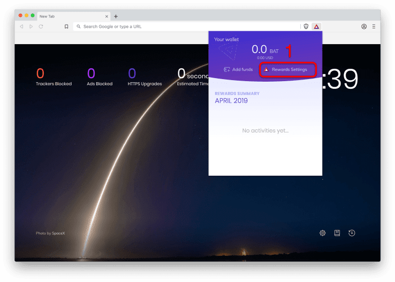 Στην συνέχεια πας στο "Rewards Settings"
