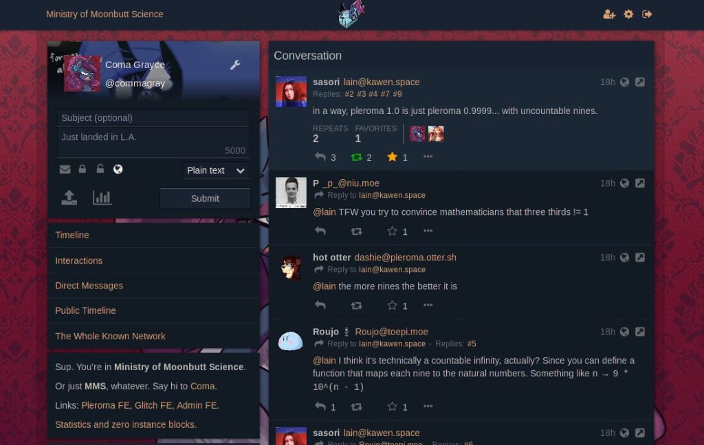 Pleroma αντί για Twitter