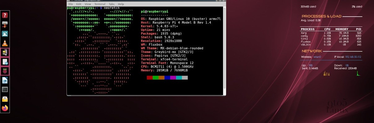 Το MX Linux Fluxbox RaspberryPi Respin κυκλοφόρησε επίσημα για το Raspberry Pi