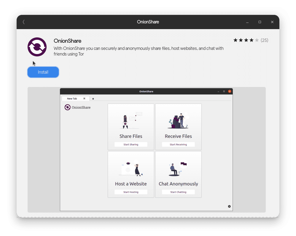 onion κέντρο λογισμικού