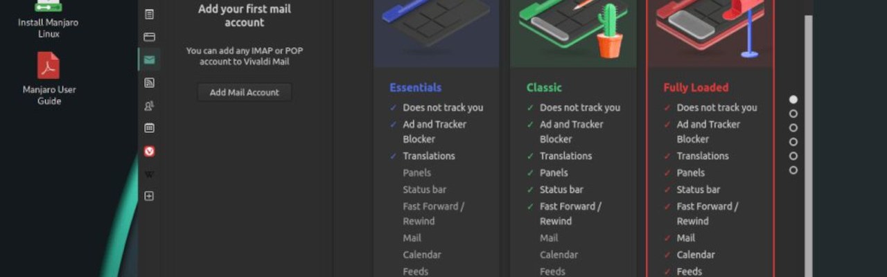 Ο Vivaldi αντικαθιστά τον Firefox στο Manjaro Linux Cinnamon