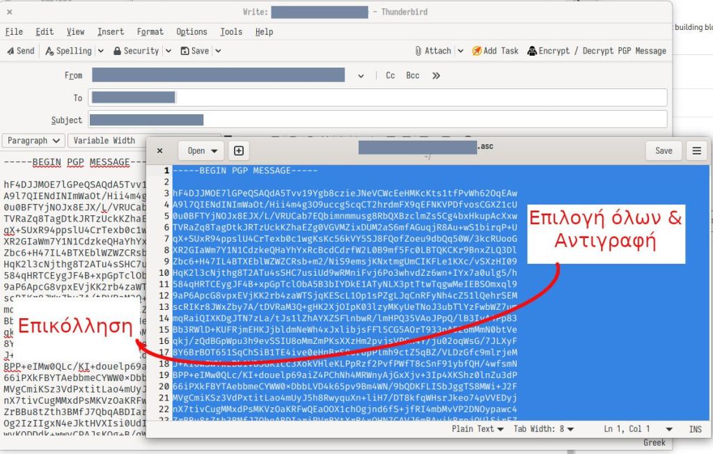 trezor mail gpg armor