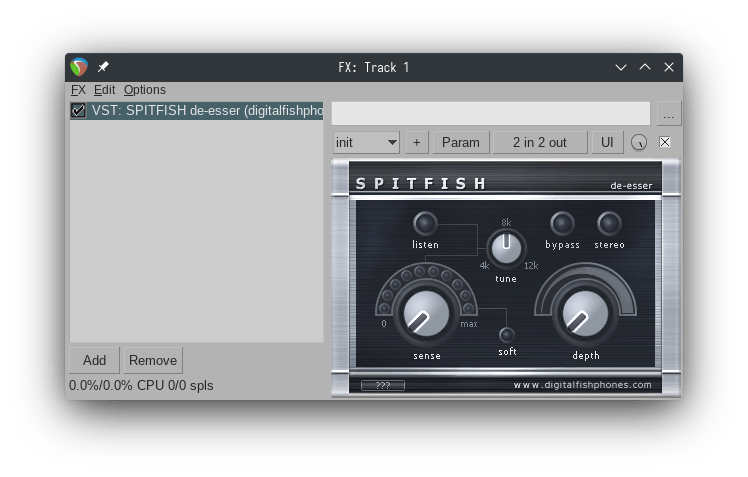 spitfish vst plugin linux